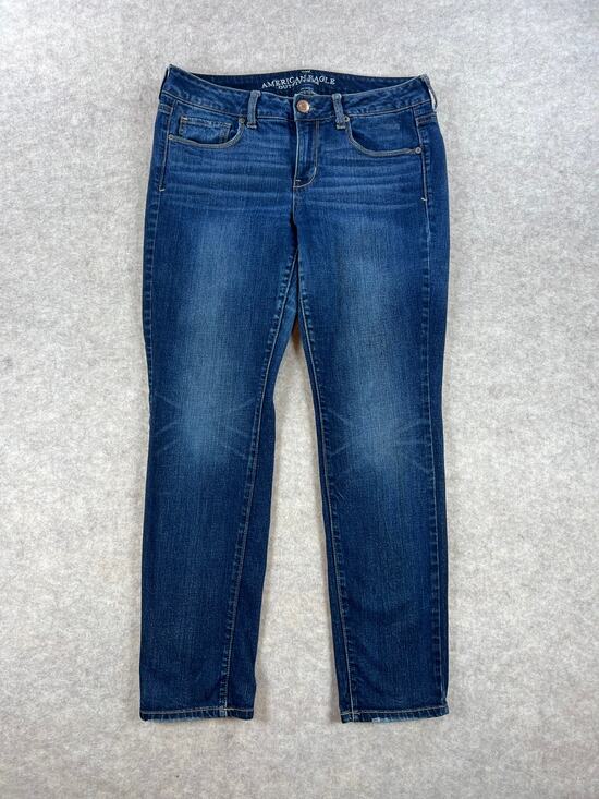 American Eagle Outfitters Denim - American Eagle Womens Skinny Stretch Jeans Dark Wash Denim Pants 10S